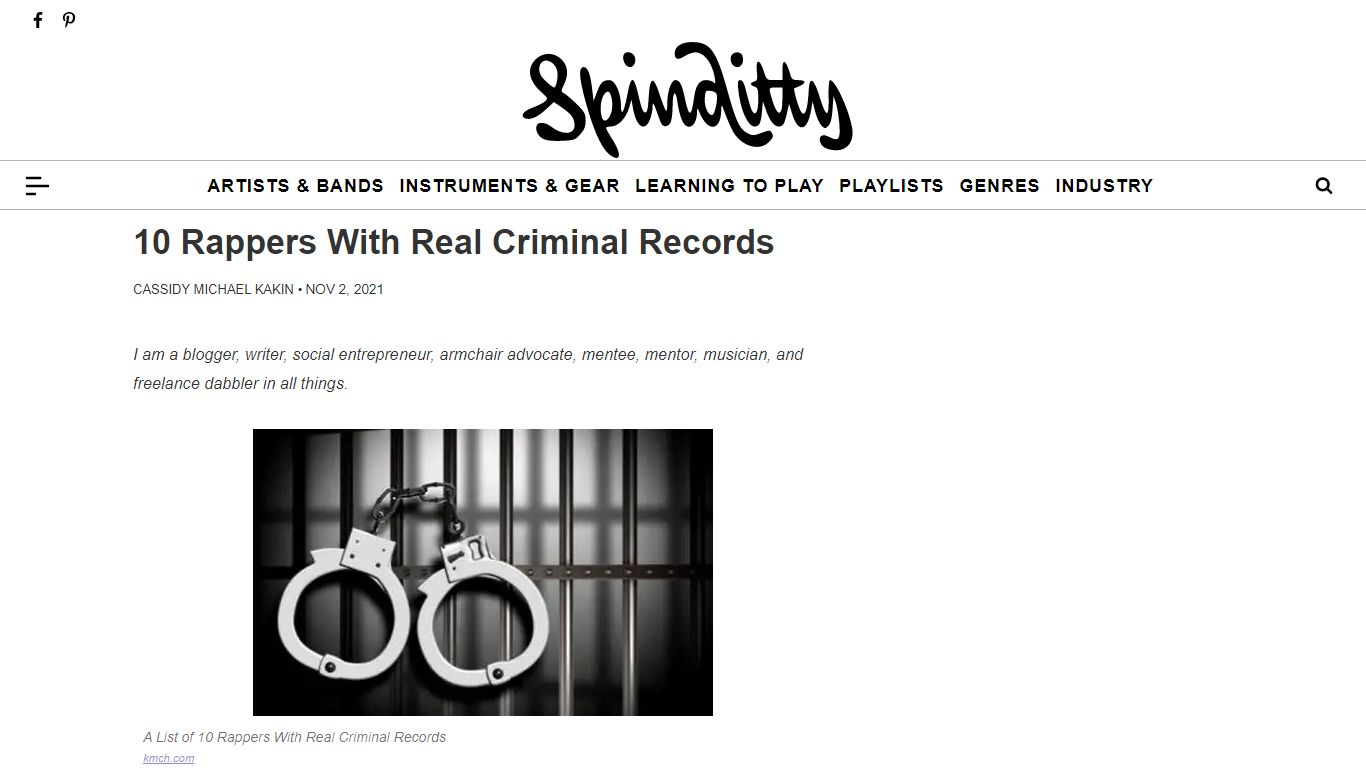 10 Rappers With Real Criminal Records - Spinditty